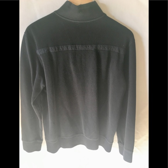 Calvin Klein Half Zip Sweater Black Size Small - Picture 4 of 5